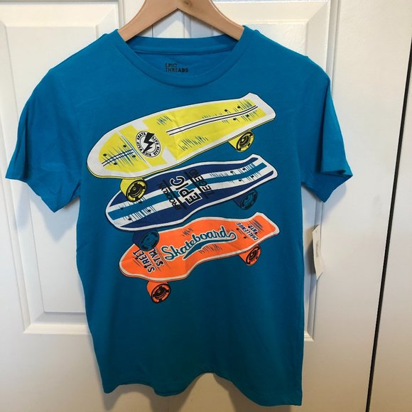 NWT Epic Threads Boys Skateboard Shirt - Picture 1 of 5